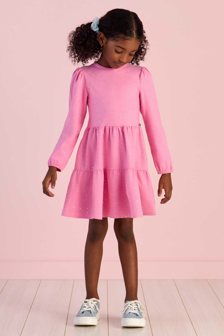 MON SUCRÉ NIÑA VESTIDO FUNNY RAIN ROSA