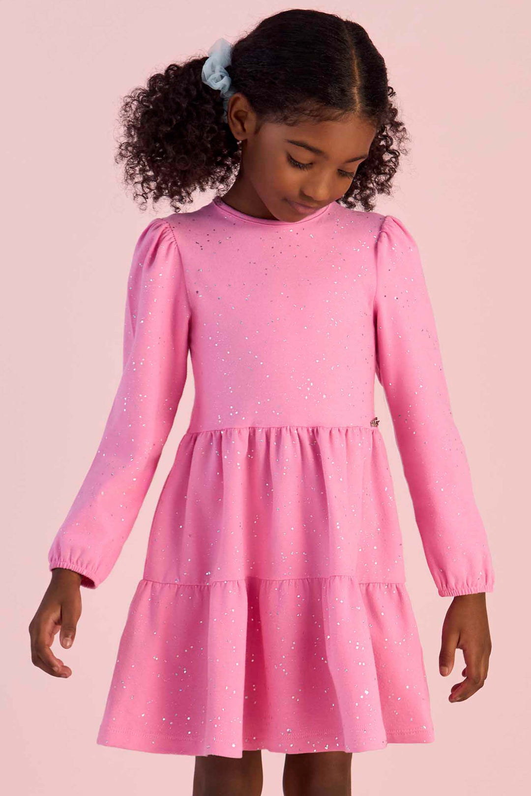 MON SUCRÉ NIÑA VESTIDO FUNNY RAIN ROSA