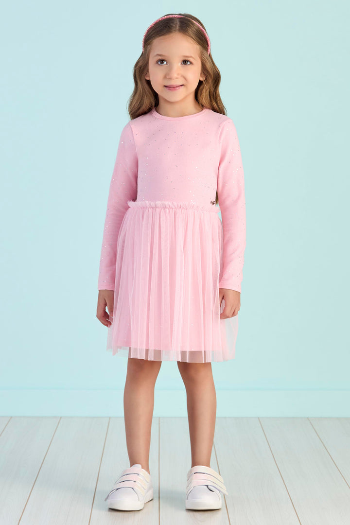 MON SUCRÉ NIÑA VESTIDO ROSA