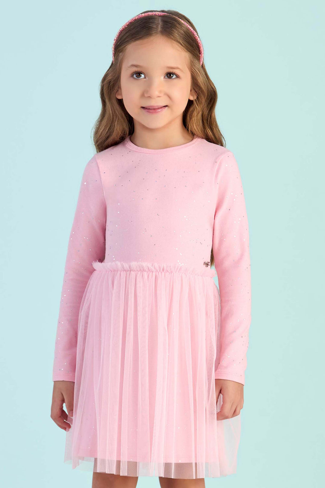 MON SUCRÉ NIÑA VESTIDO ROSA