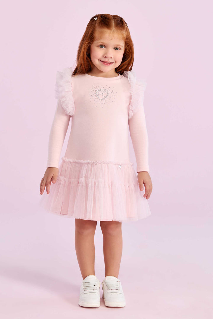 PETIT CHERIE NIÑA VESTIDO BALLERINE ROSA
