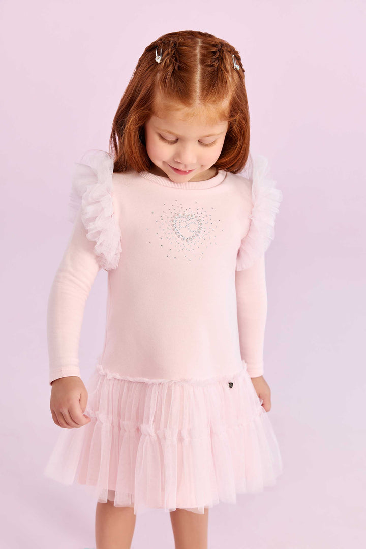 PETIT CHERIE NIÑA VESTIDO BALLERINE ROSA