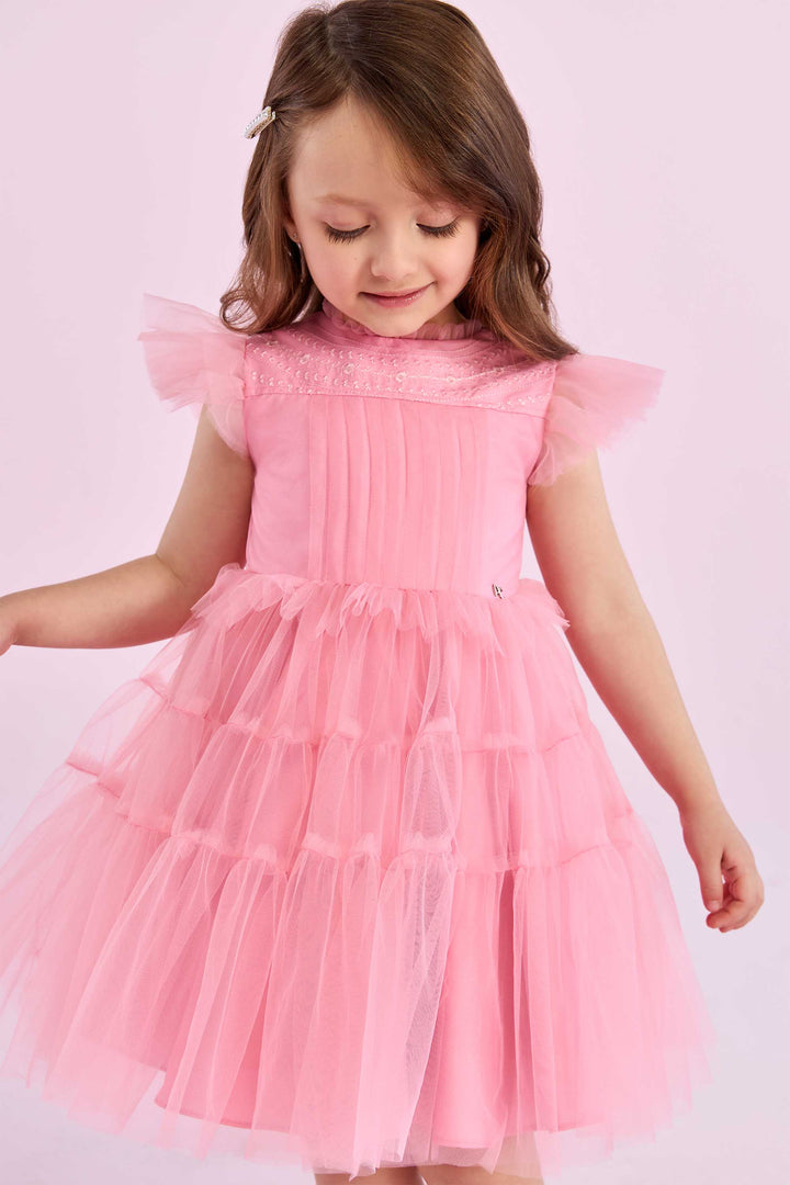 PETIT CHERIE NIÑA VESTIDO BALLERINE ROSA
