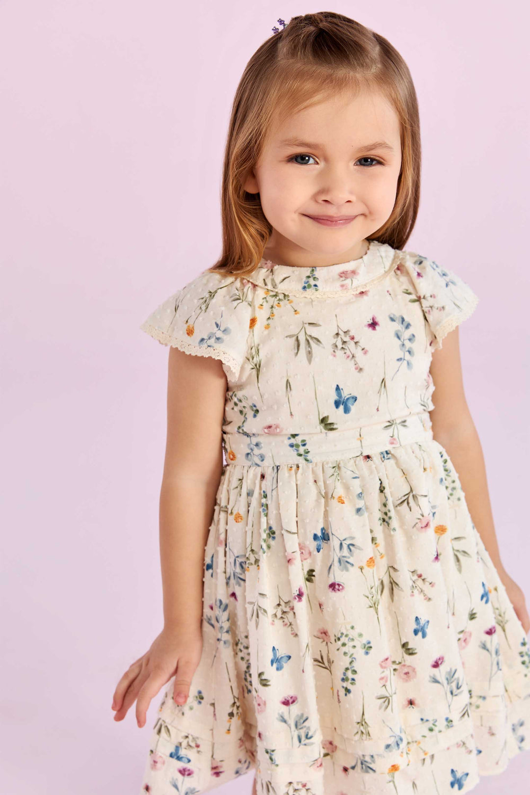 PETIT CHERIE NIÑA VESTIDO DOLCE GIARDINO ESTAMPADO