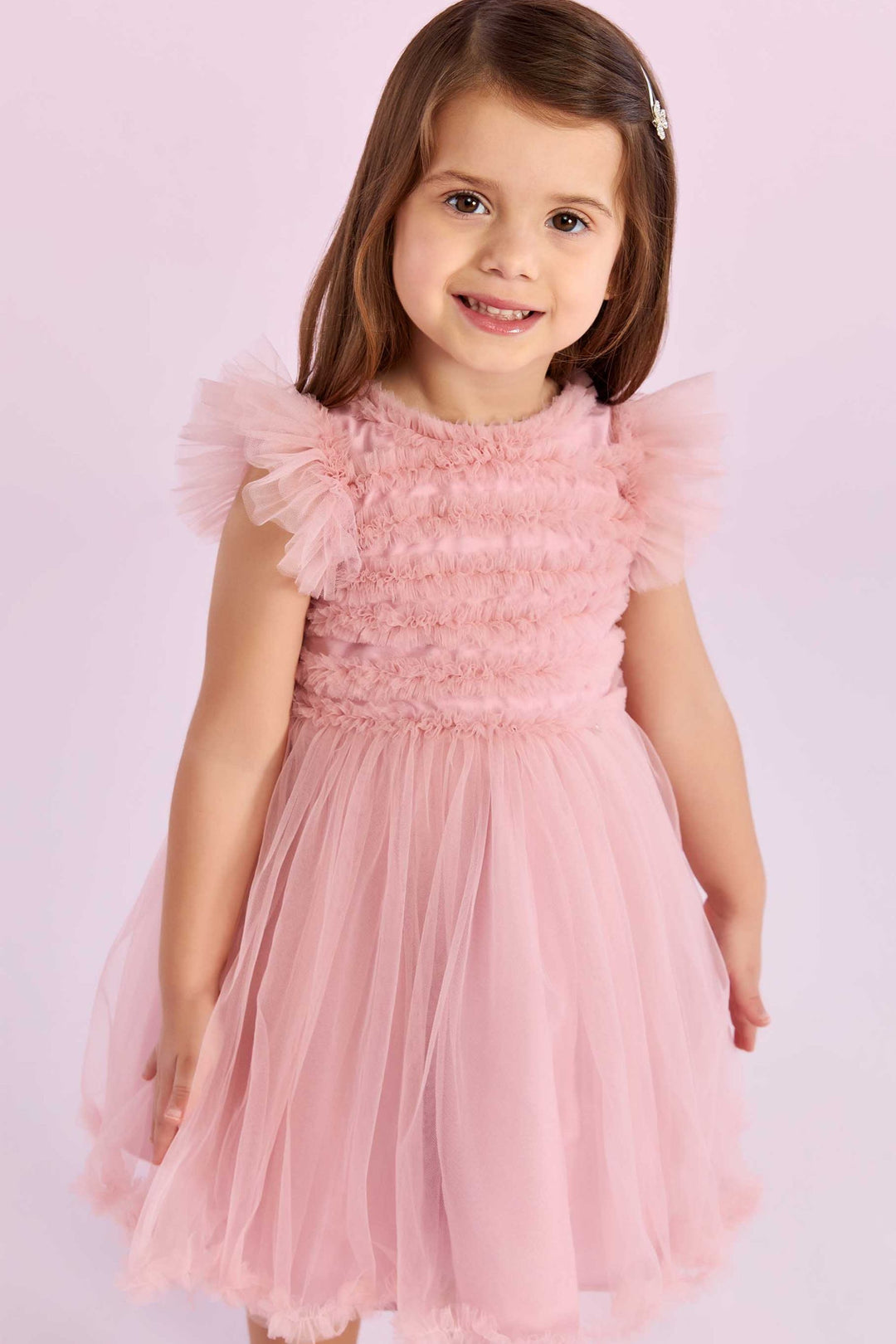 PETIT  CHERIE NIÑA VESTIDO DOLCE GIARDINO ROSE