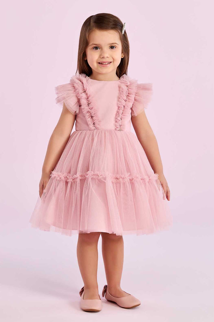 PETIT CHERIE NIÑA VESTIDO MELODIE ENCHANTEE ROSA