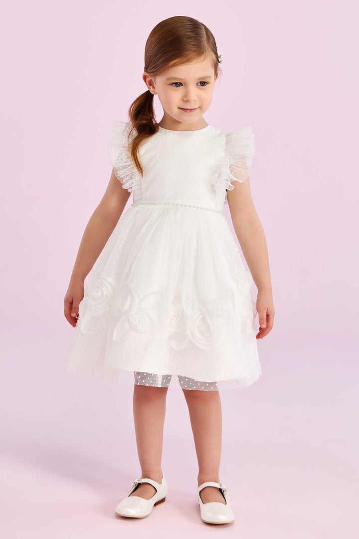 PETIT CHERIE NIÑA VESTIDO BALLERINE OFF WHITE