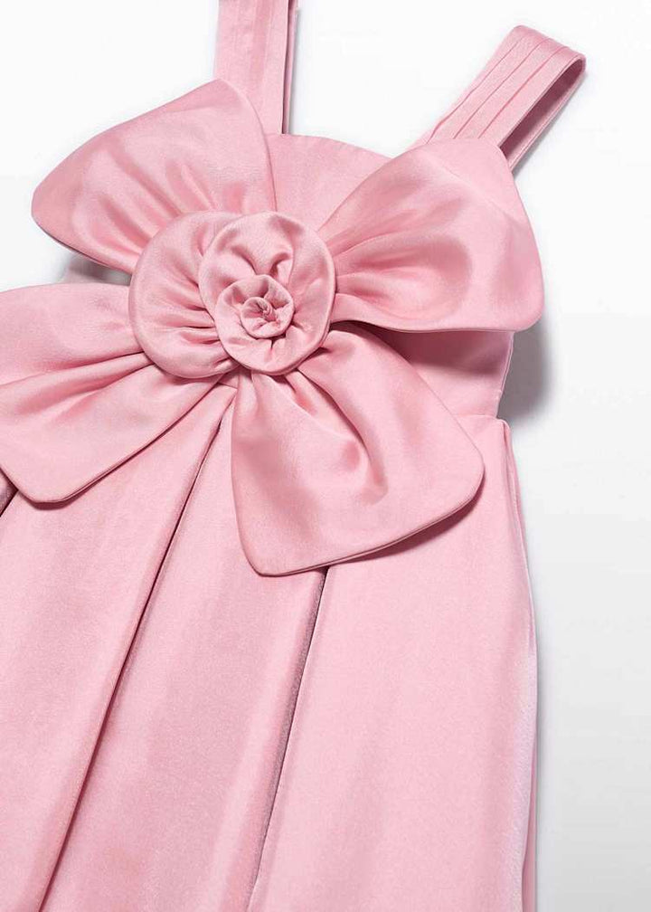 ABEL & LULA NIÑA VESTIDO FLOR ORGANZA ROSA