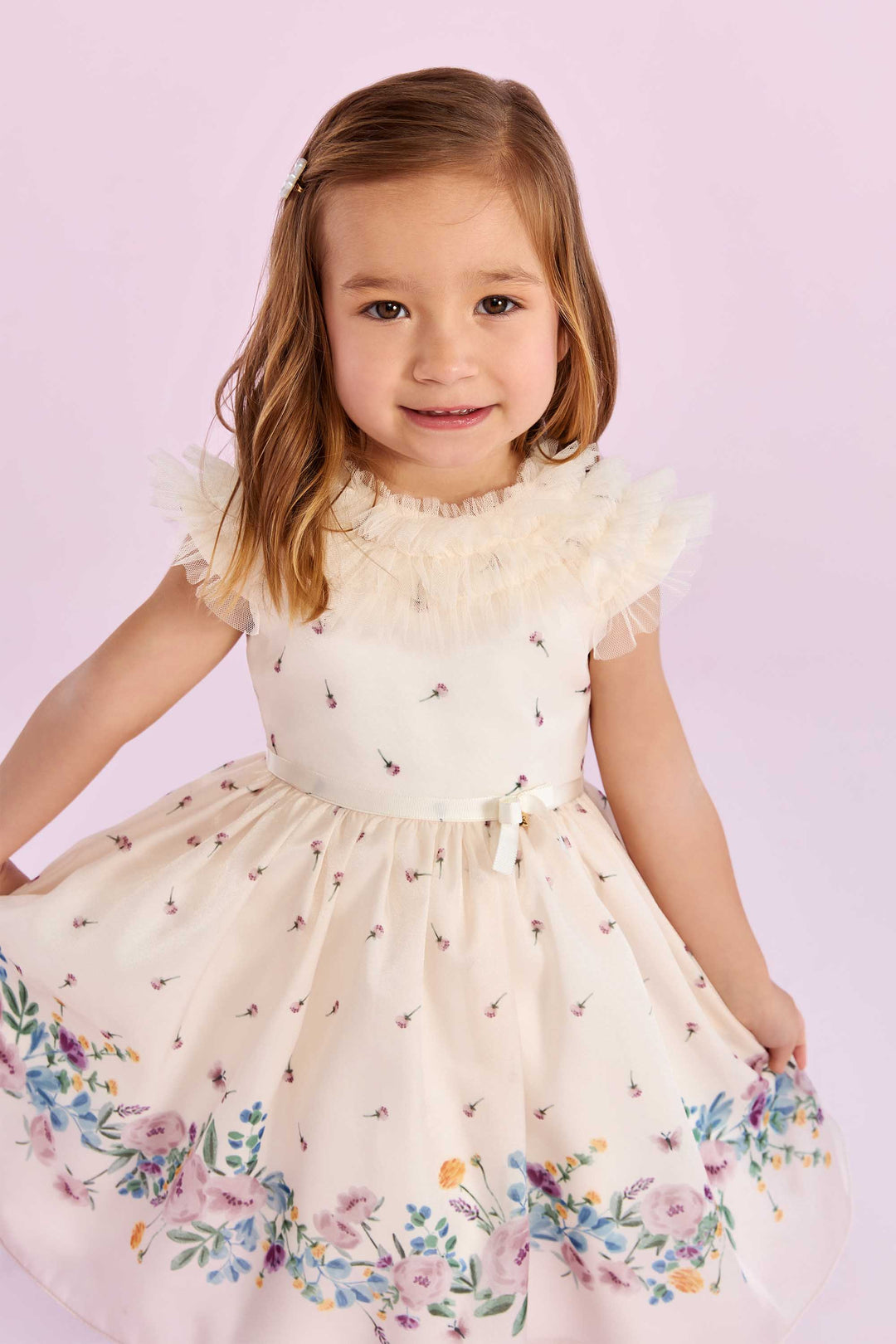PETIT CHERIE NIÑA VESTIDO DOLCE GIARDINO ESTAMPADO