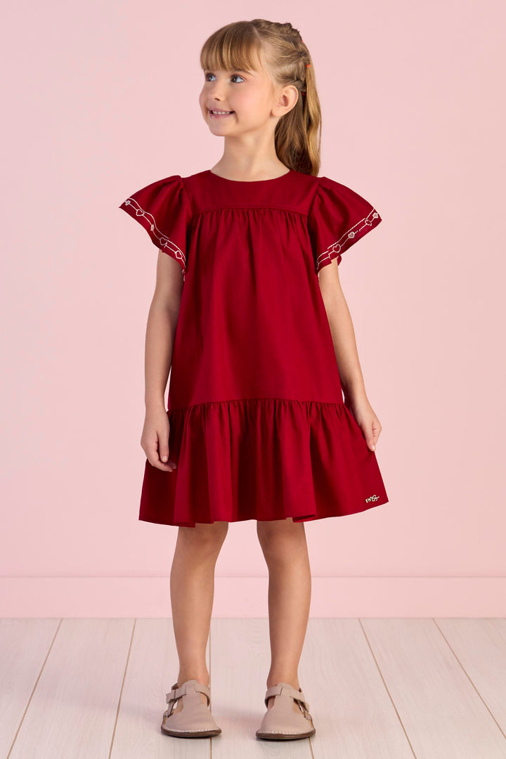 MON SUCRÉ VESTIDO CAKE SHOP VERMELHO