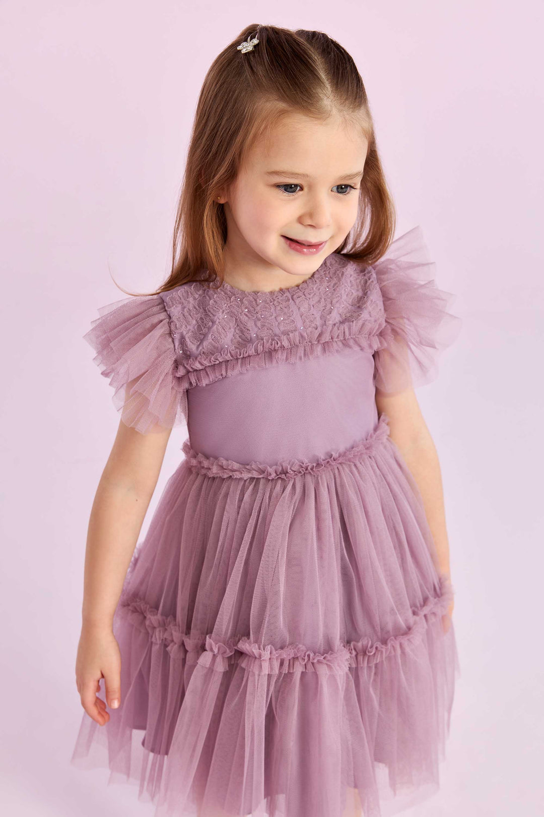 PETIT CHERIE NIÑA VESTIDO DOLCE GIARDINO ROXO/LILA