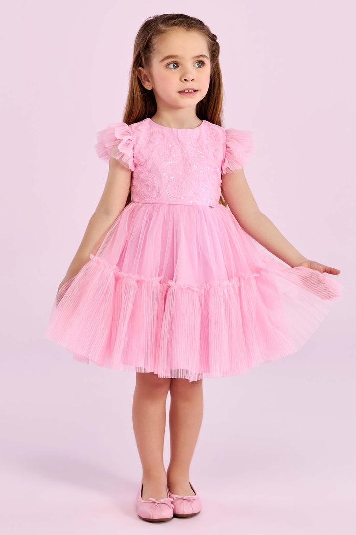 PETIT CHERIE NIÑA VESTIDO CLASSICOS ROSA