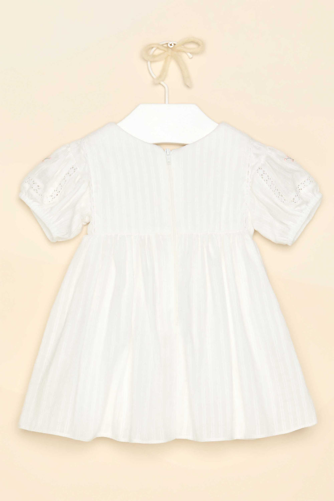 PETIT CHERIE BEBE NIÑA VESTIDO MELODIE ENCHANTEE OFF WHITE
