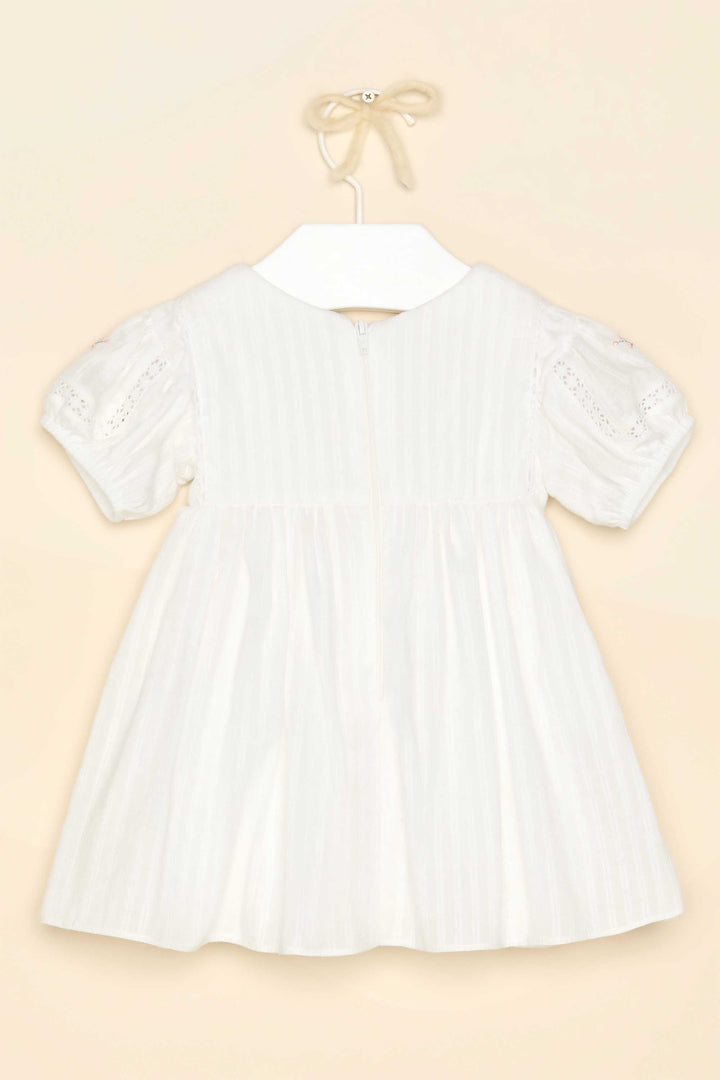 PETIT CHERIE BEBE NIÑA VESTIDO MELODIE ENCHANTEE OFF WHITE