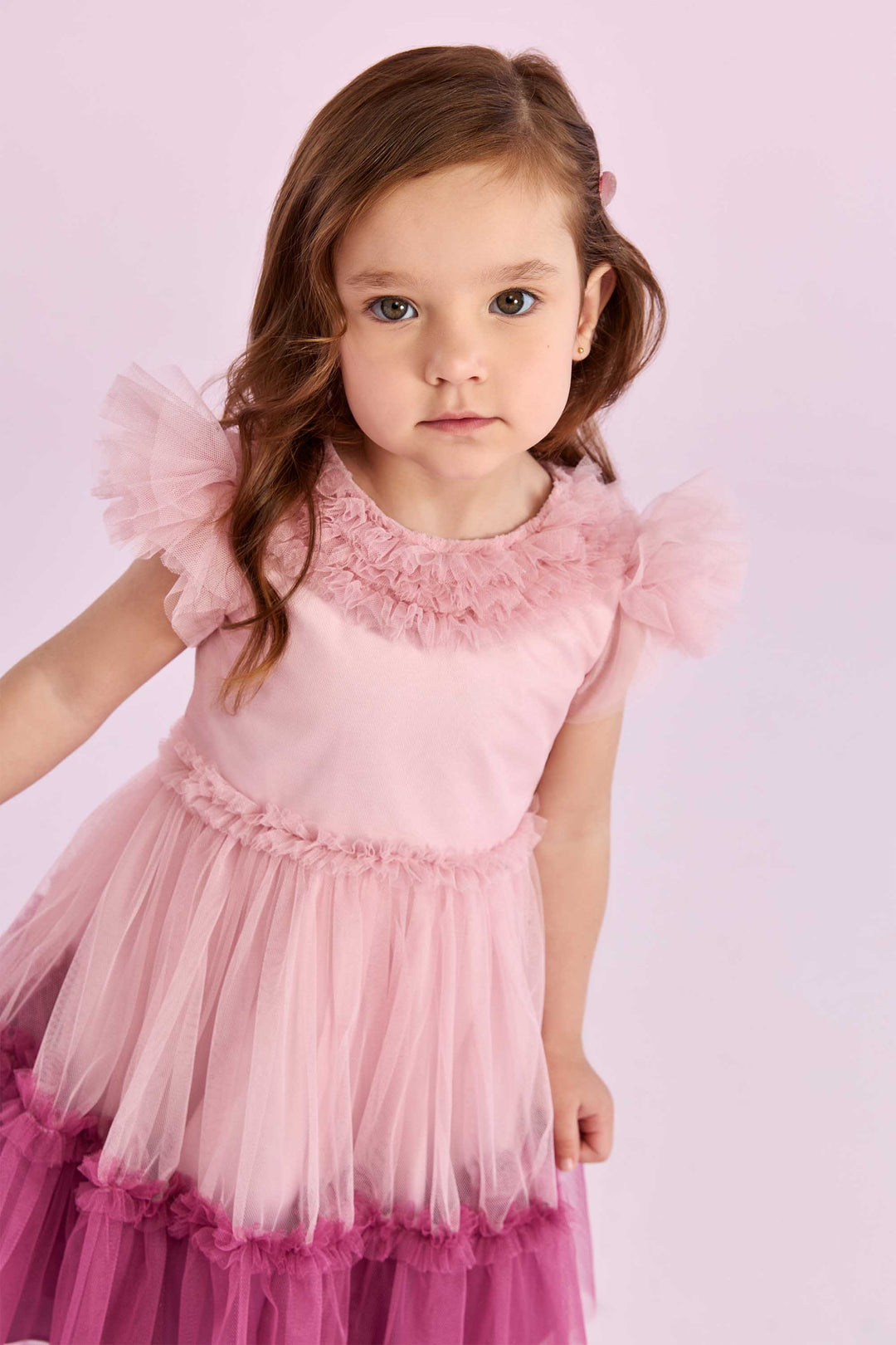 PETIT CHERIE NIÑA VESTIDO MELODIE ENCHANTEE ROSA
