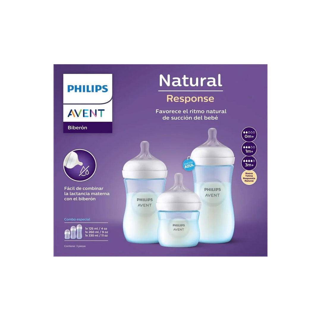 AVENT BIBERON NATURAL RESPONSE TRIO ESSENCIAL