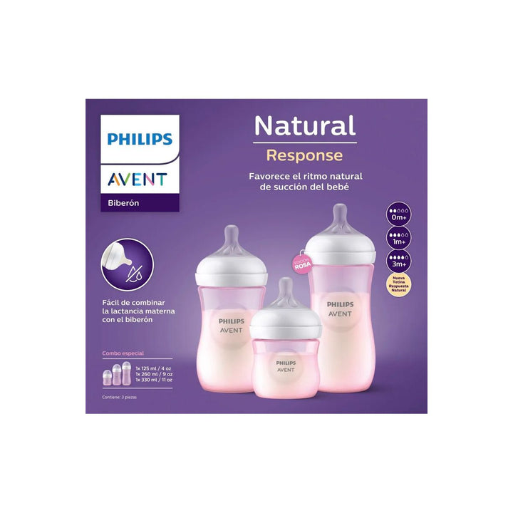 AVENT BIBERON NATURAL RESPONSE TRIO ESSENCIAL