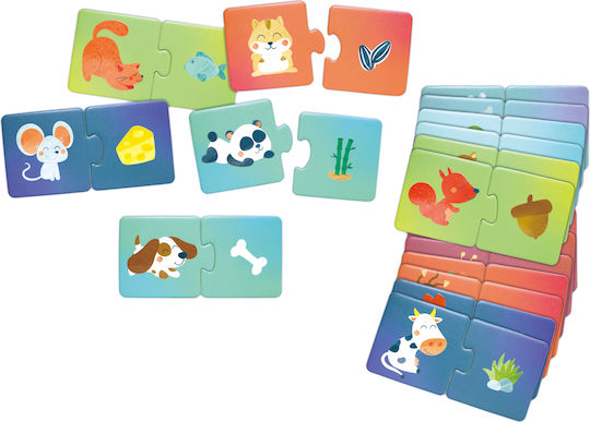 HAPE ROMPECABEZAS DE PARES HORA DE MERIENDA DE ANIMALES