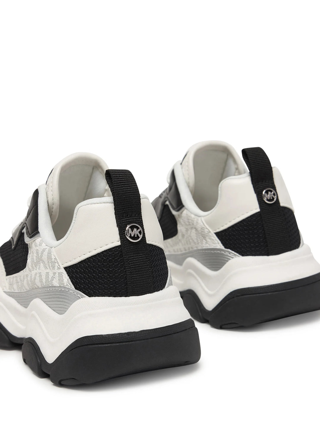 MICHAEL KORS NIÑA ZAPATILLA ATLAS BLACK MESH/WHITE MONOGRAM/SYNTHETIC