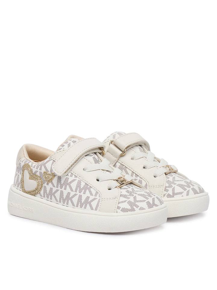 MICHAEL KORS NIÑA ZAPATILLA JEM KEHLANI II PS VANILLA MONOGRAM