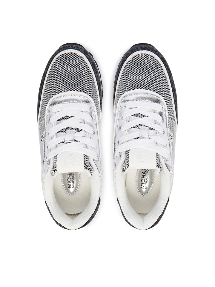 MICHAEL KORS NIÑA ZAPATILLA NOVA BLACK MESH/WHITE MONOGRAM/BLACK MONOGRAM