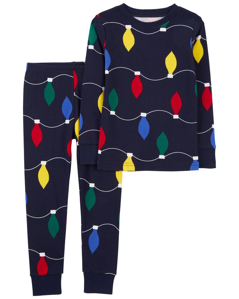 CARTERS BEBE NIÑO PIJAMA CHRISTMAS NAVY 2PK