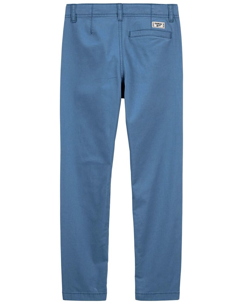 OSHKOSH NIÑO PANTALON FLAT FRONT BLUE