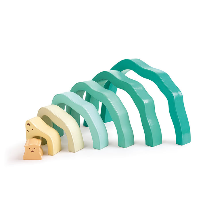 HAPE ARCTIC POLAR BEAR STACKING BLOCKS