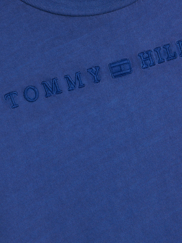 TOMMY HILFIGER NIÑO TSHIRT TONAL LOGO ULTRA BLUE