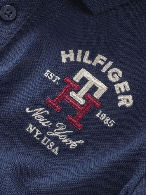 TOMMY HILFIGER NIÑO POLO WCC BADGE CARBON NAVY