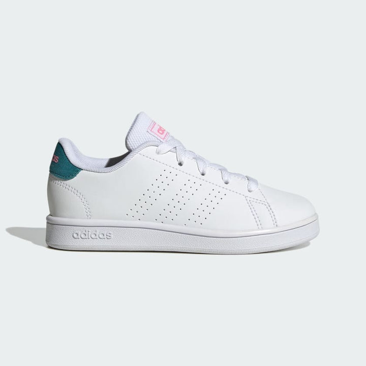 ADIDAS NIÑO ZAPATILLA ADVANTAGE K WHITE/ARCTIC FUSION/BLISS PINK