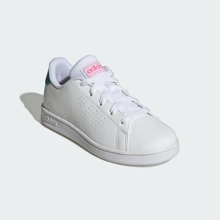 ADIDAS NIÑO ZAPATILLA ADVANTAGE K WHITE/ARCTIC FUSION/BLISS PINK
