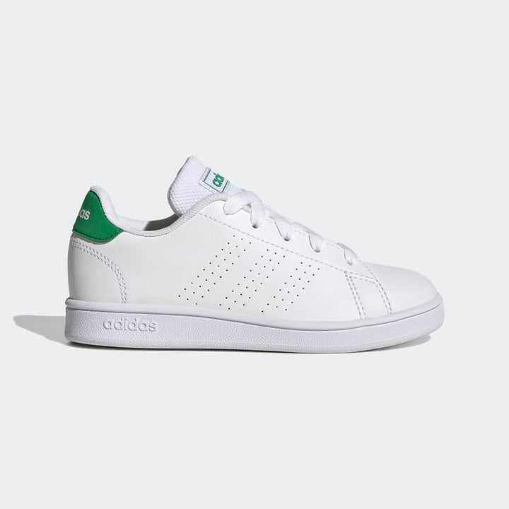 ADIDAS NIÑO ZAPATILLA ADVANTAGE K WHT/GRN/C BLK