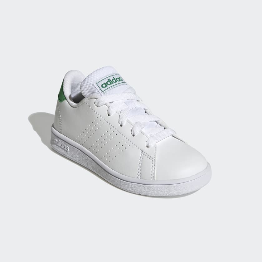 ADIDAS NIÑO ZAPATILLA ADVANTAGE K WHT/GRN/C BLK