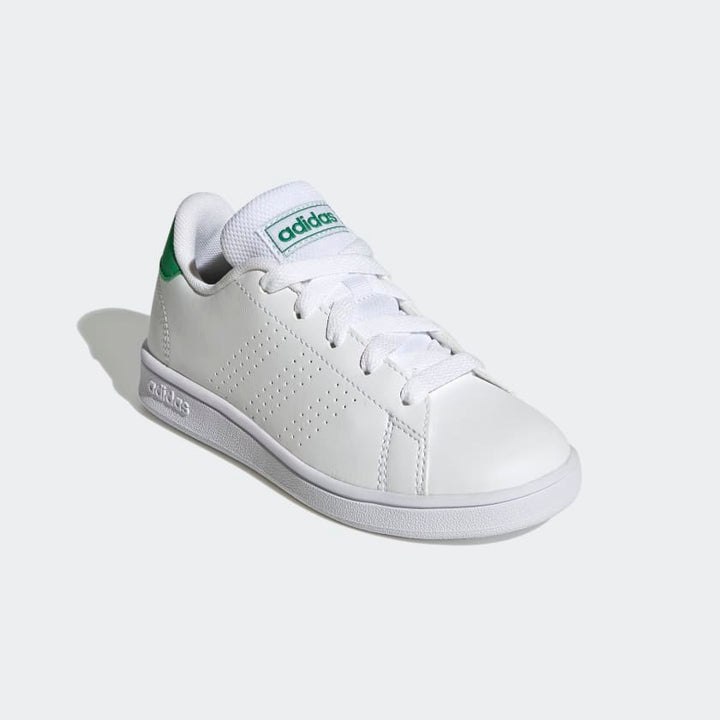 ADIDAS NIÑO ZAPATILLA ADVANTAGE K WHT/GRN/C BLK