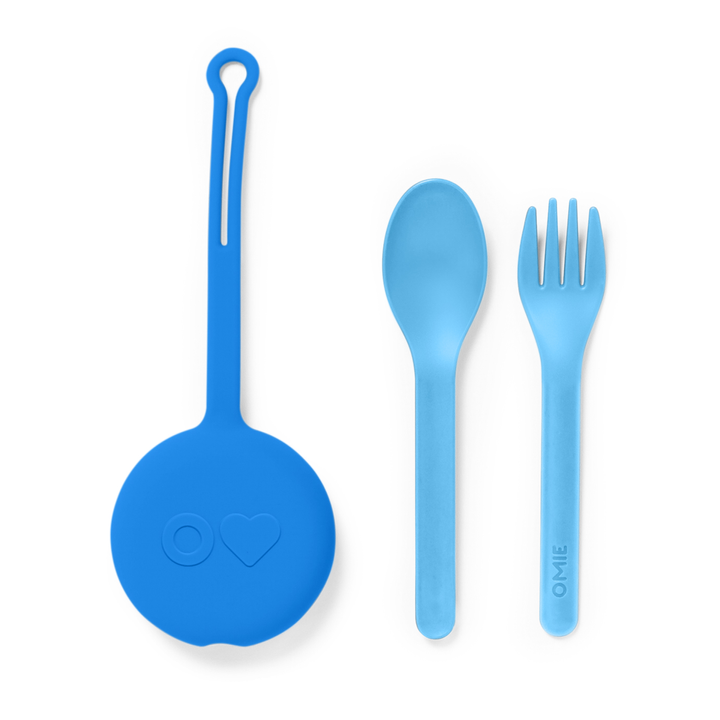 OMIELI LIFE SET CUBIERTOS OMIEPOD CAPRI BLUE